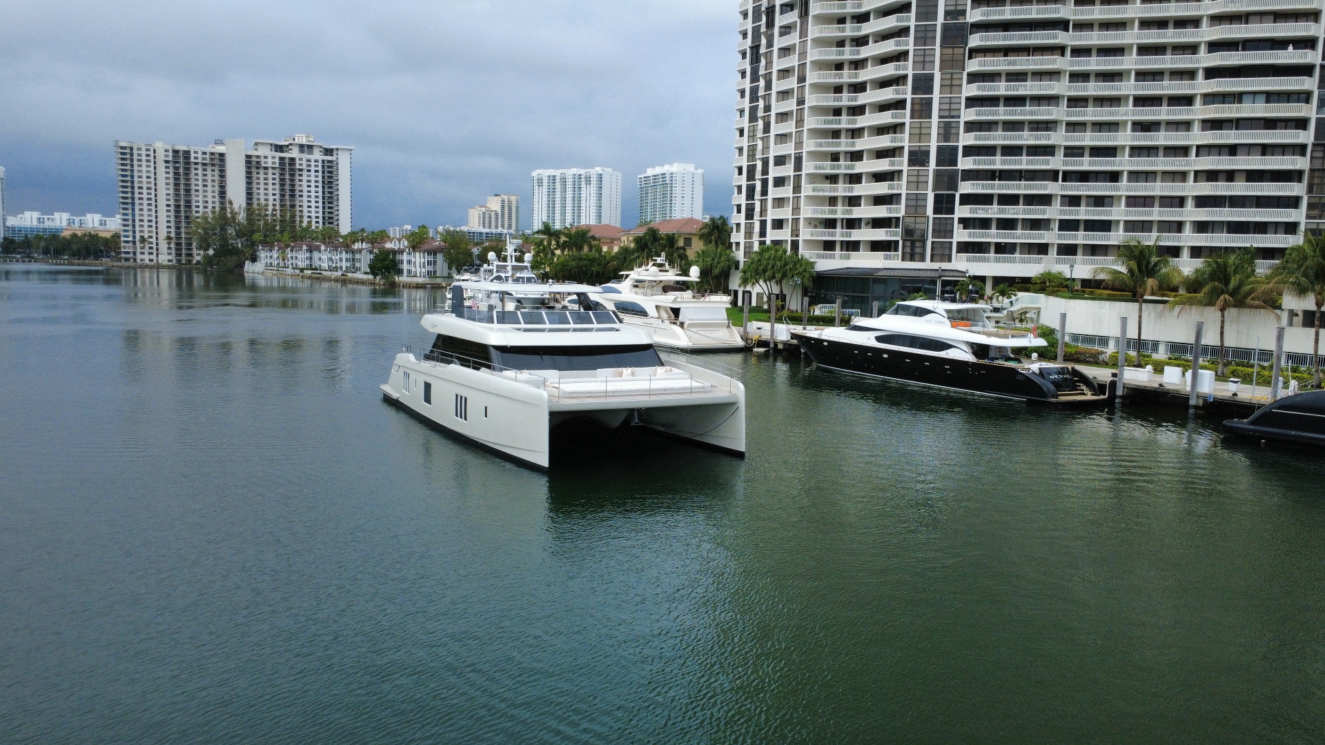 Port side at marina