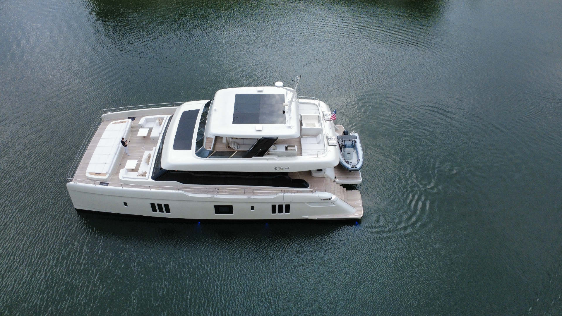 Aerial starboard profile