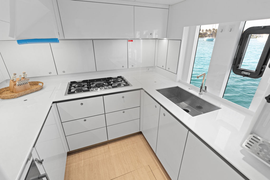 Galley sink & stovetop