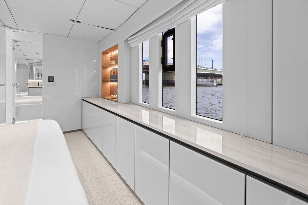 Master suite cabinetry & windows